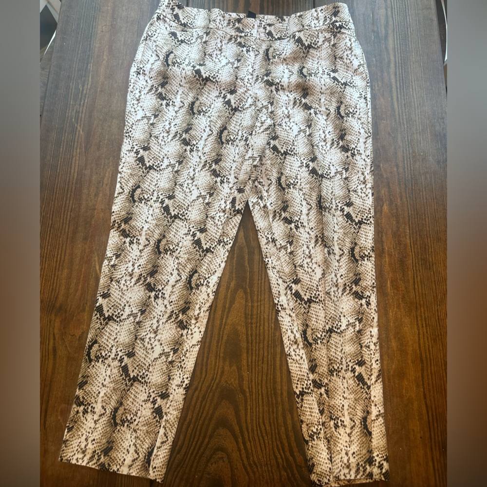 White House Black Market snake slacks